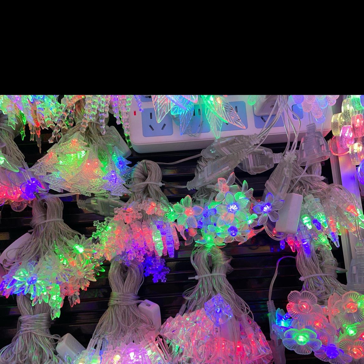 圣诞灯圆球/led/圣诞灯串灯/圣诞灯串/户外昆虫灯白底实物图