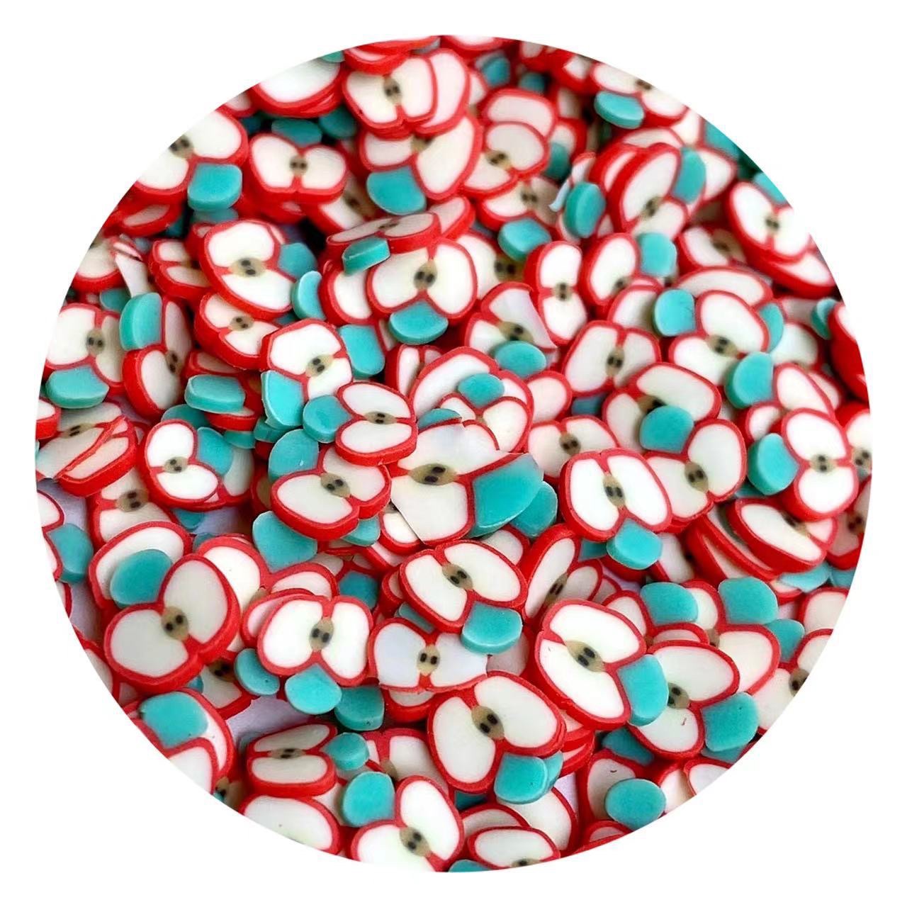 Special offer: Instant soft clay fruit slice patches, diy accessories, handcrafted materials, nail art drip glue, small decorative fillers, diy children's eco-friendly single color matching detail image 2