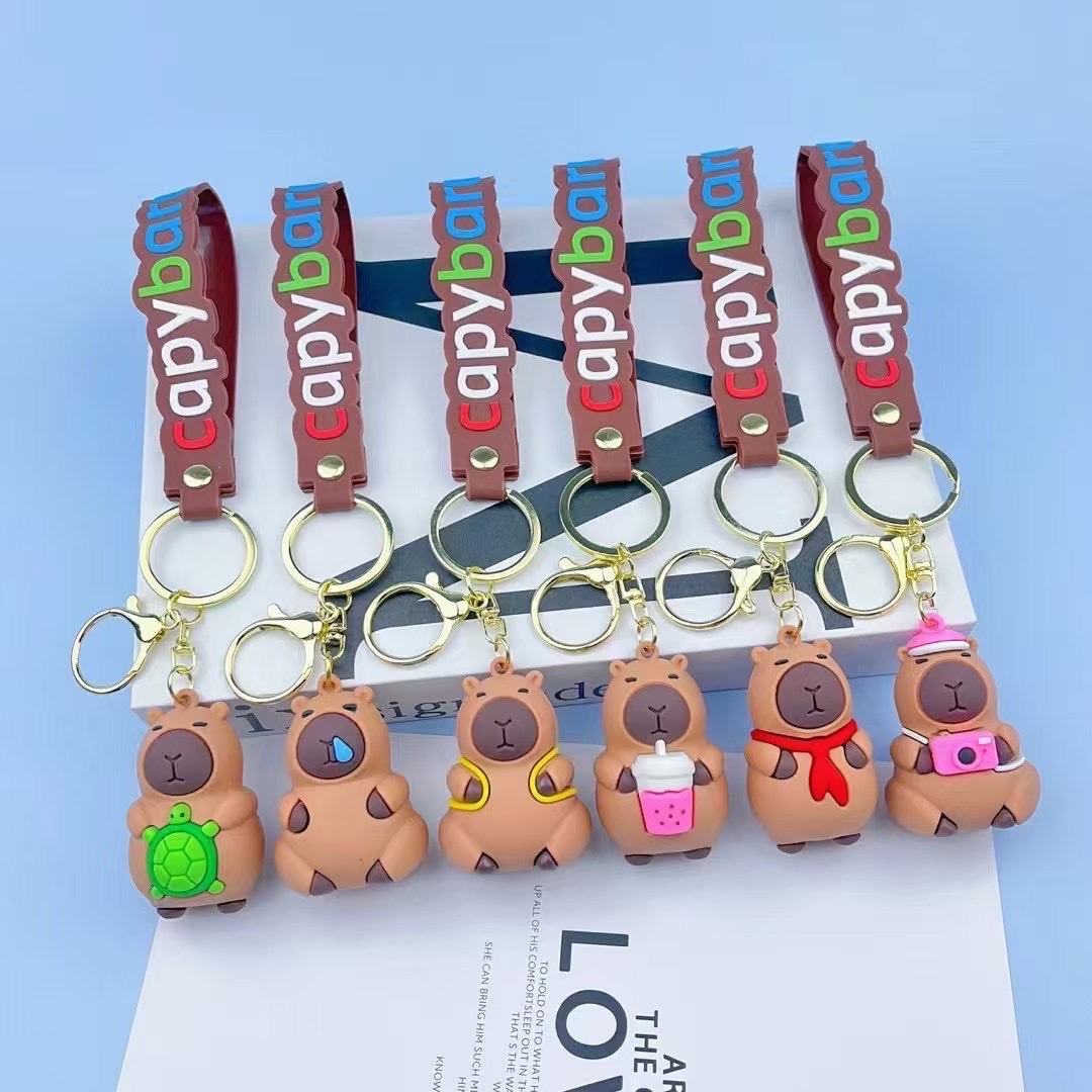 钥匙扣亚克力钥匙扣钥匙扣流沙瓶入油摆件图