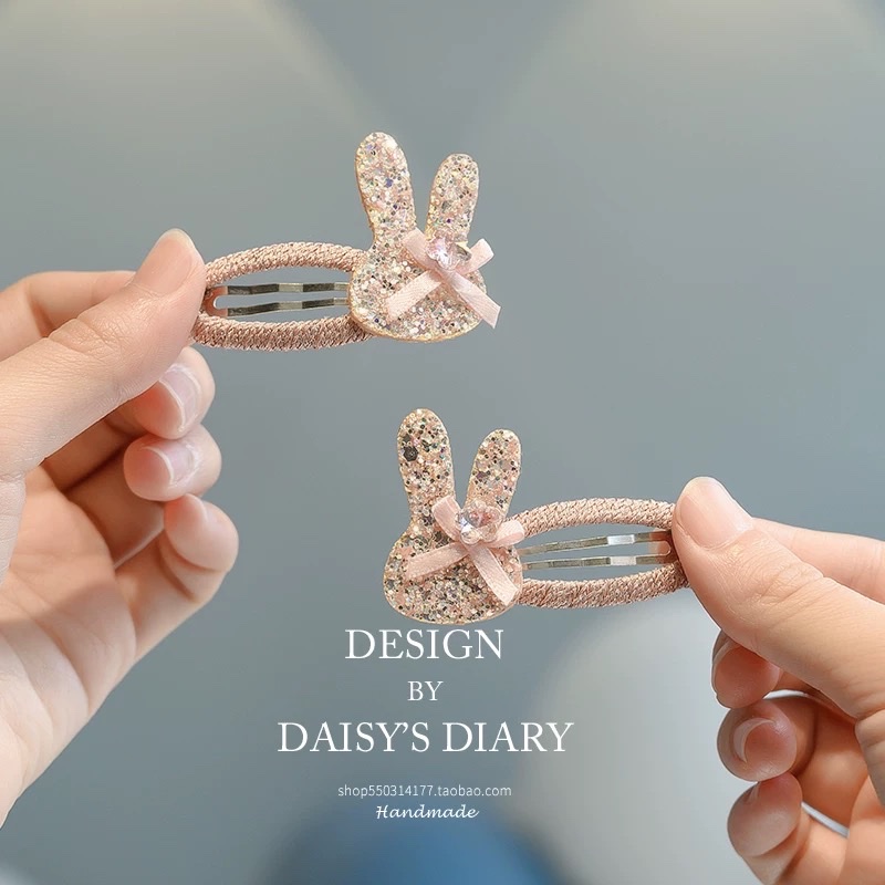 2025新款兔子发饰儿童漂亮发夹女孩夹子头饰女童卡子宝宝刘海发卡发夹发饰产品图