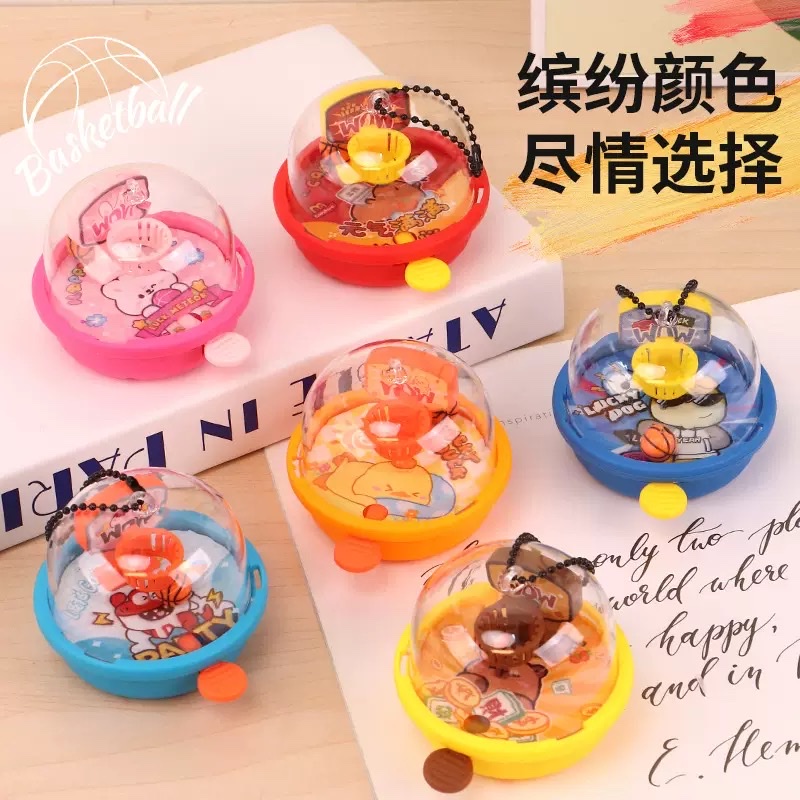 创意迷你手指弹射篮球机钥匙扣挂件儿童投篮机玩具挂饰小礼品儿童趣味博弈玩具详情图12