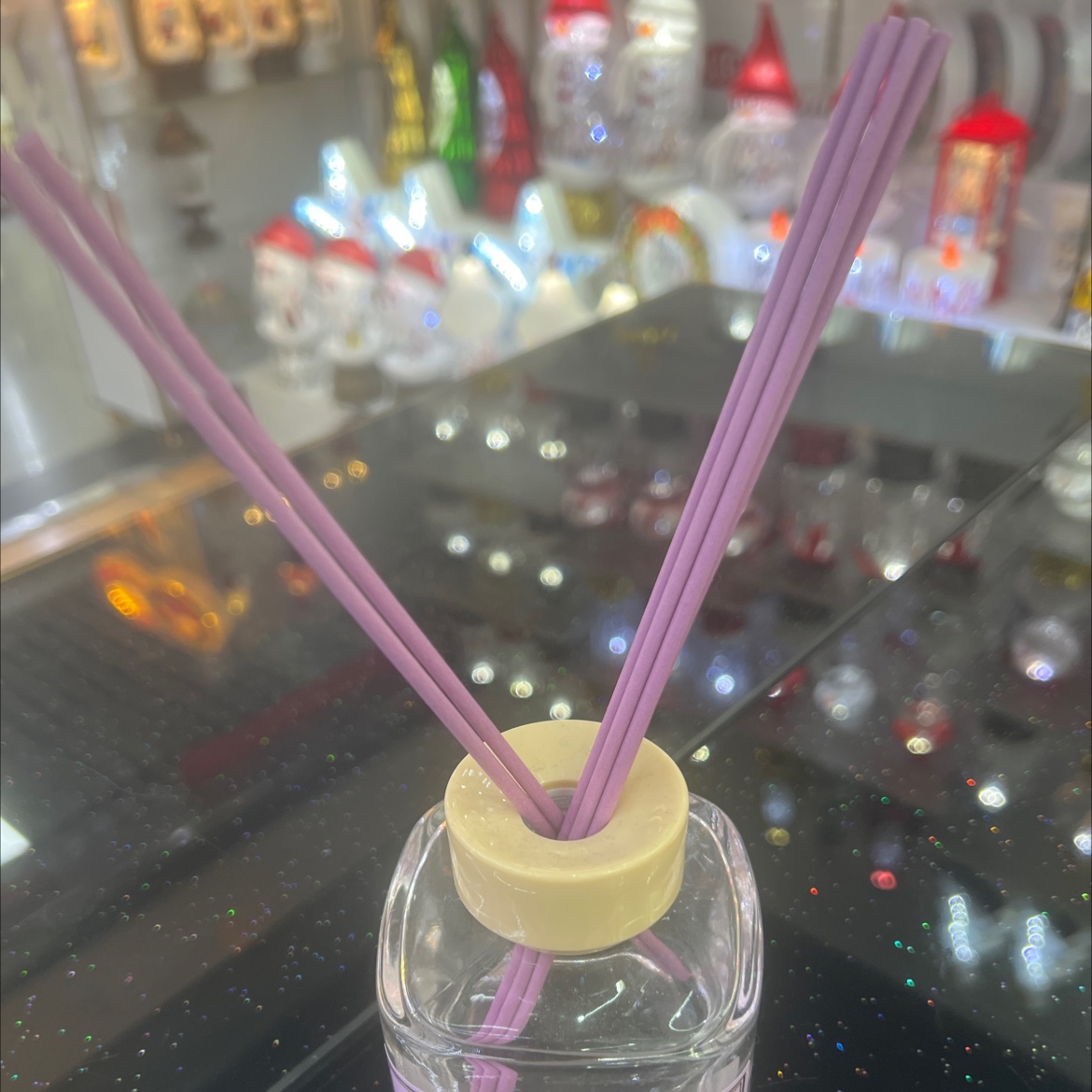 栀子花香薰 去有风的地方香型 150ml彩盒包装 紫色纤维棒