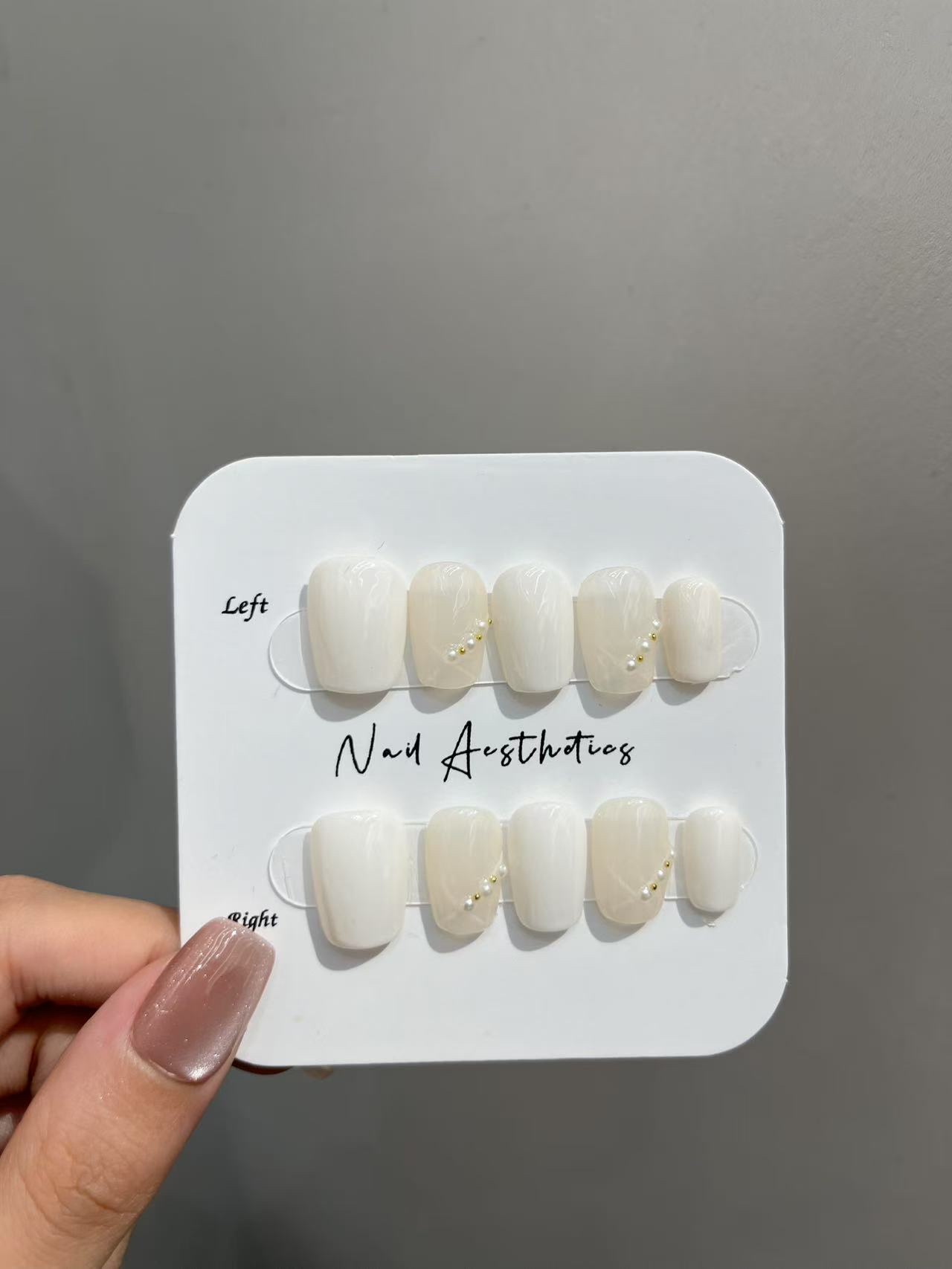 Pure handcrafted wearable nail art set, nail plate fake nail set, wearable nail plate fashionable style, wearable nail patch, new nail art nail decoration, wearable nail art Application Scenario