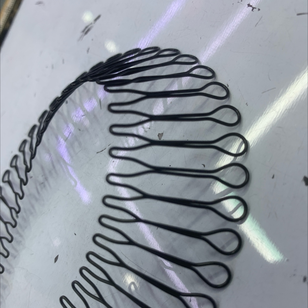 55-tooth hair comb, long strip hair comb, freely switch hair accessories, headwear, flower accessories, hair accessories details Picture