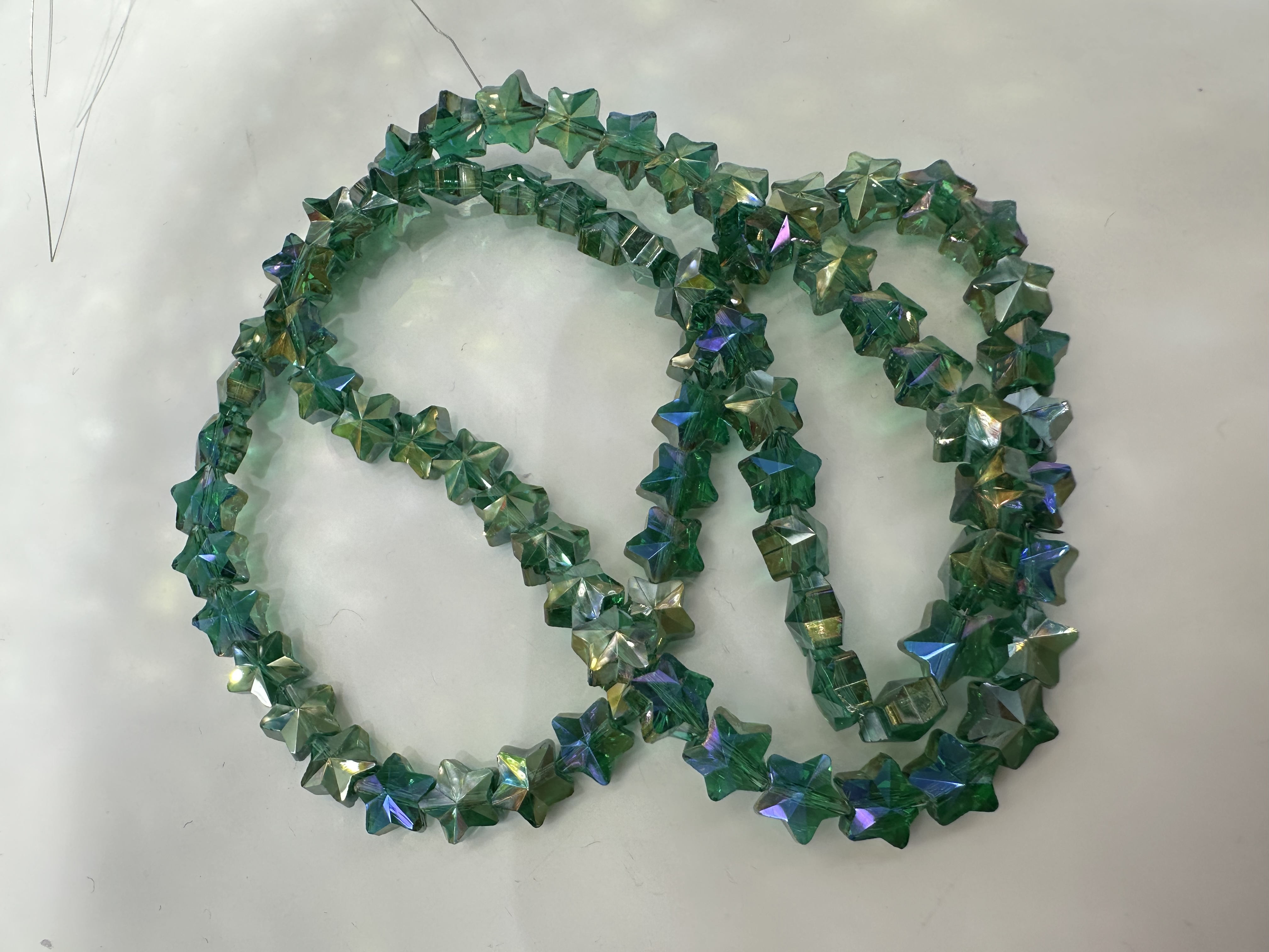 DIY 饰品配件玻璃珠水晶 8mm星星star 手工手链项链多彩详情图1