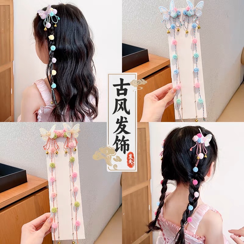 Children's summer cute hair clips and hair accessories, girls' summer trendy hair clips, children's summer cute accessories, warm and sweet style hair clips, children's summer cute hair clips, children's summer detail image 3