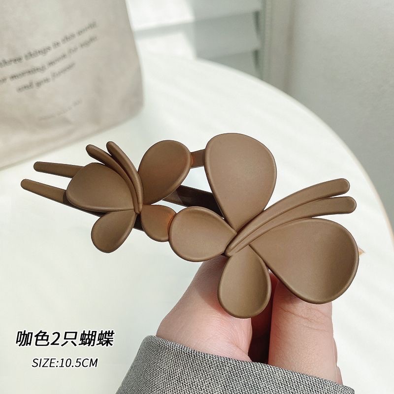 蝴蝶结装饰发夹 抓夹发饰 轻奢款式批发 女士优雅头饰 发夹抓夹套装