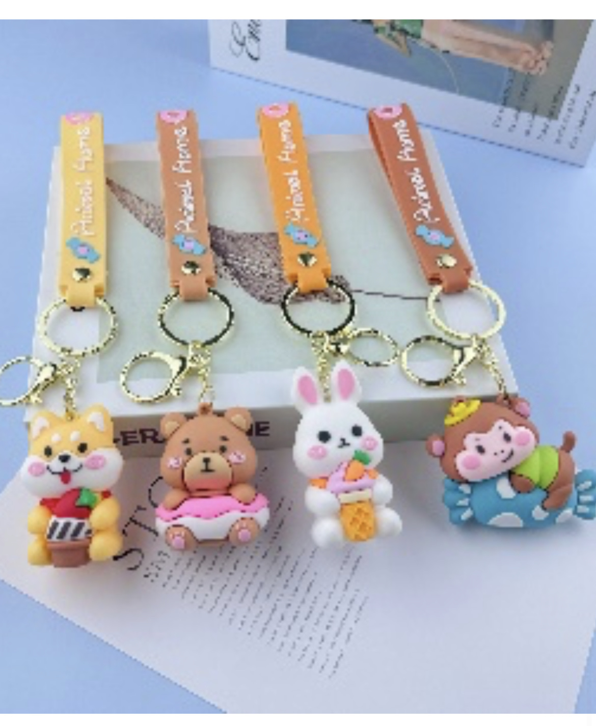 钥匙扣亚克力钥匙扣钥匙扣流沙瓶入油摆件详情图2