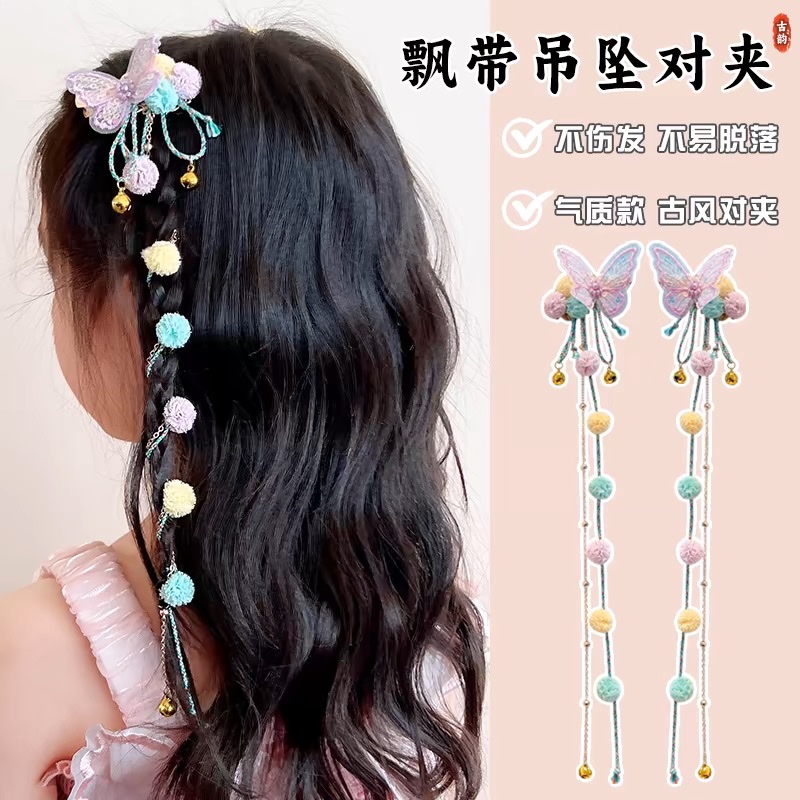 Children's summer cute hair clips and hair accessories, girls' summer trendy hair clips, children's summer cute accessories, warm and sweet style hair clips, children's summer cute hair clips, children's summer detail image 2