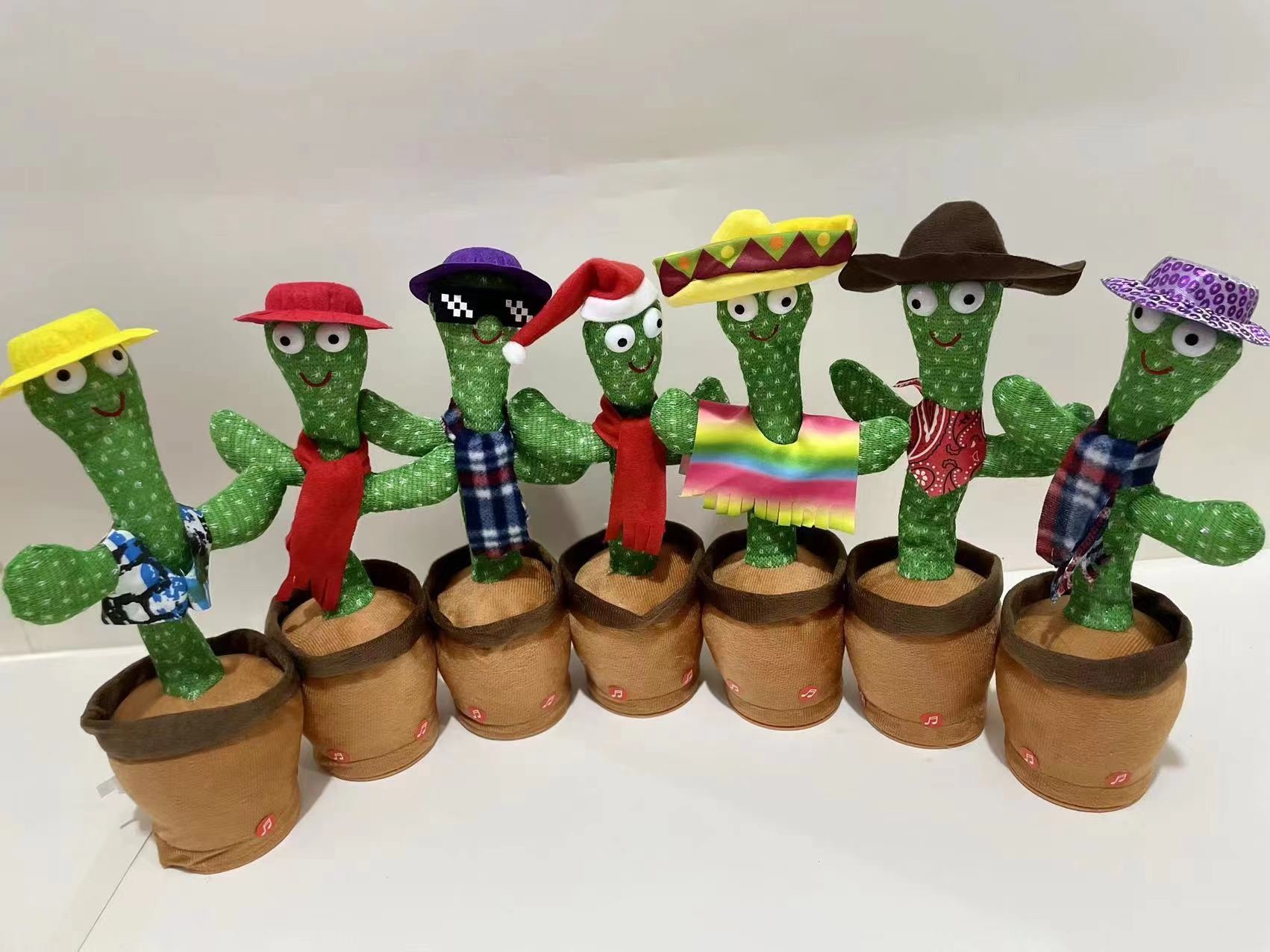 dancingcactus: The dancingcactus can sing and talk. Dancing cactus: Birthday gift, plush toy details Picture