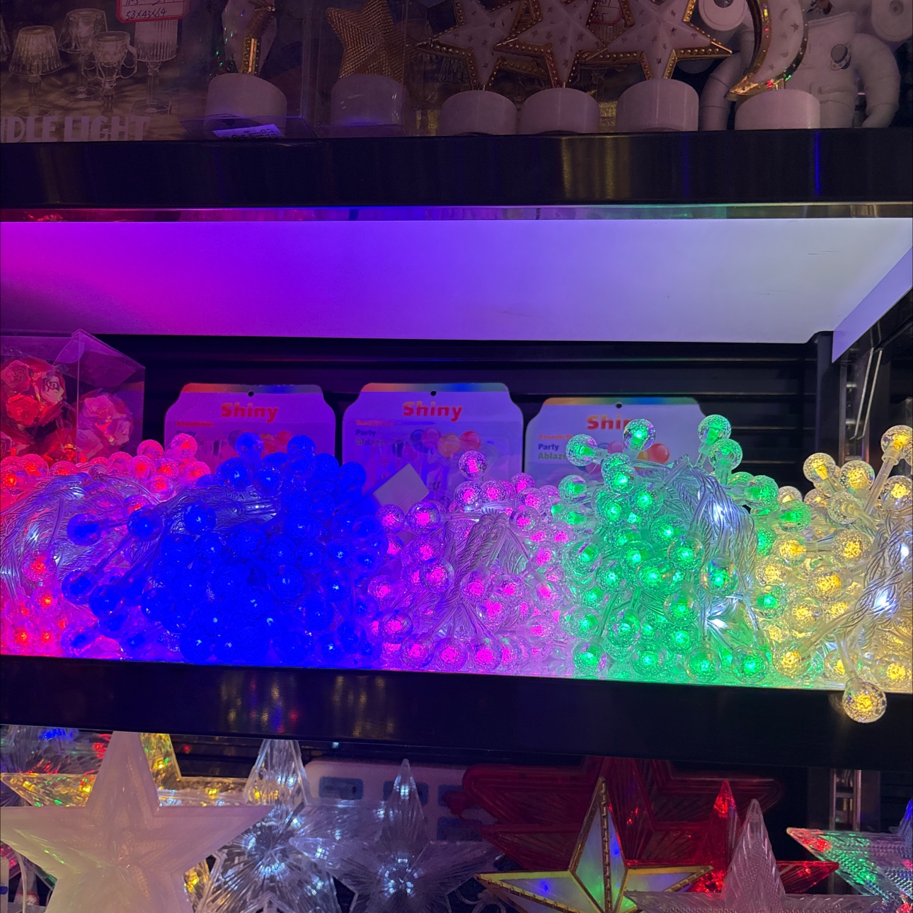 阿文钟原创帆布画 竹圈扇框装饰画 莲花灯主题设计 红绳子珠子点缀 艺术装饰品家居挂画