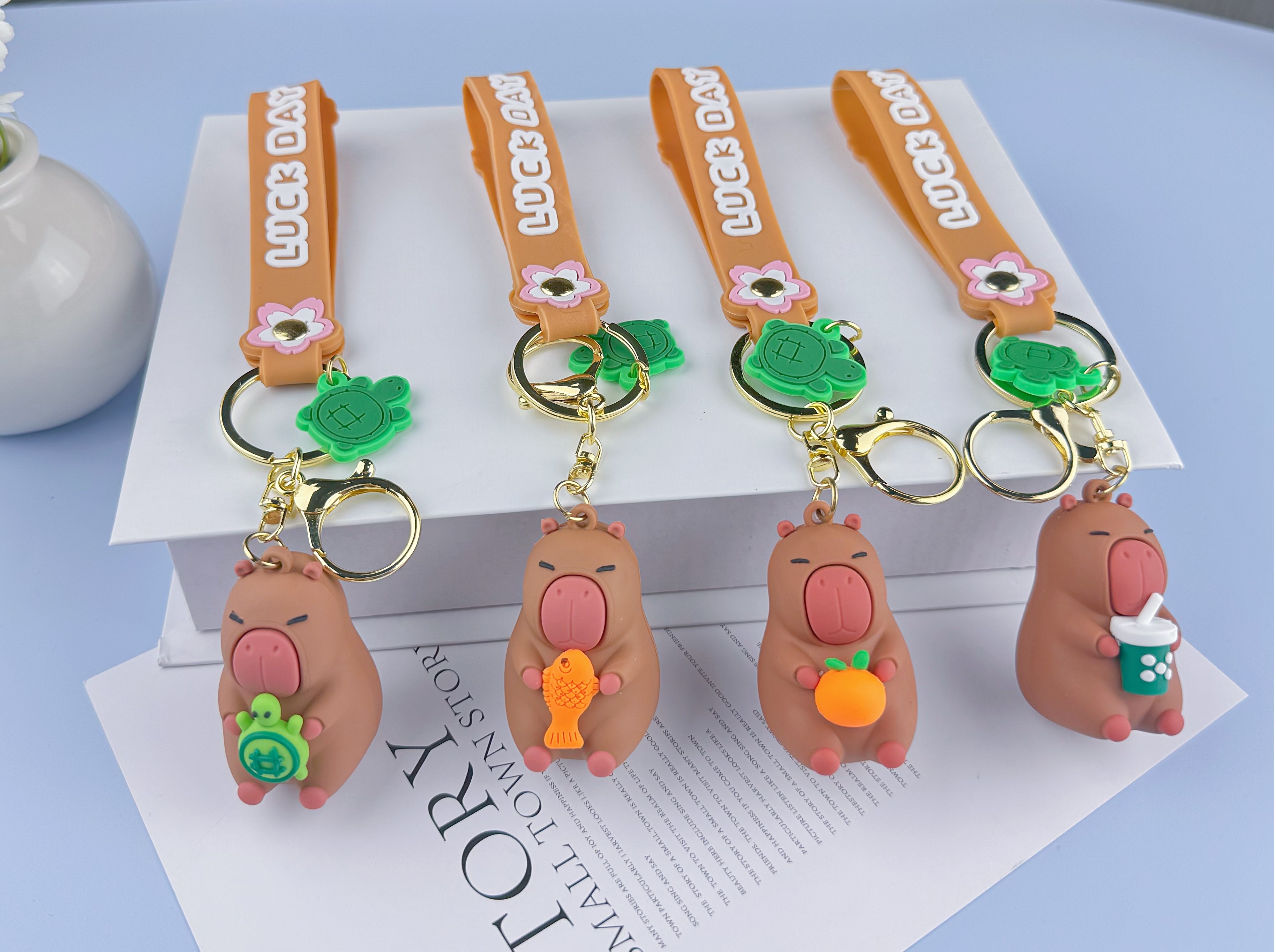 钥匙扣亚克力钥匙扣钥匙扣流沙瓶入油摆件详情图4