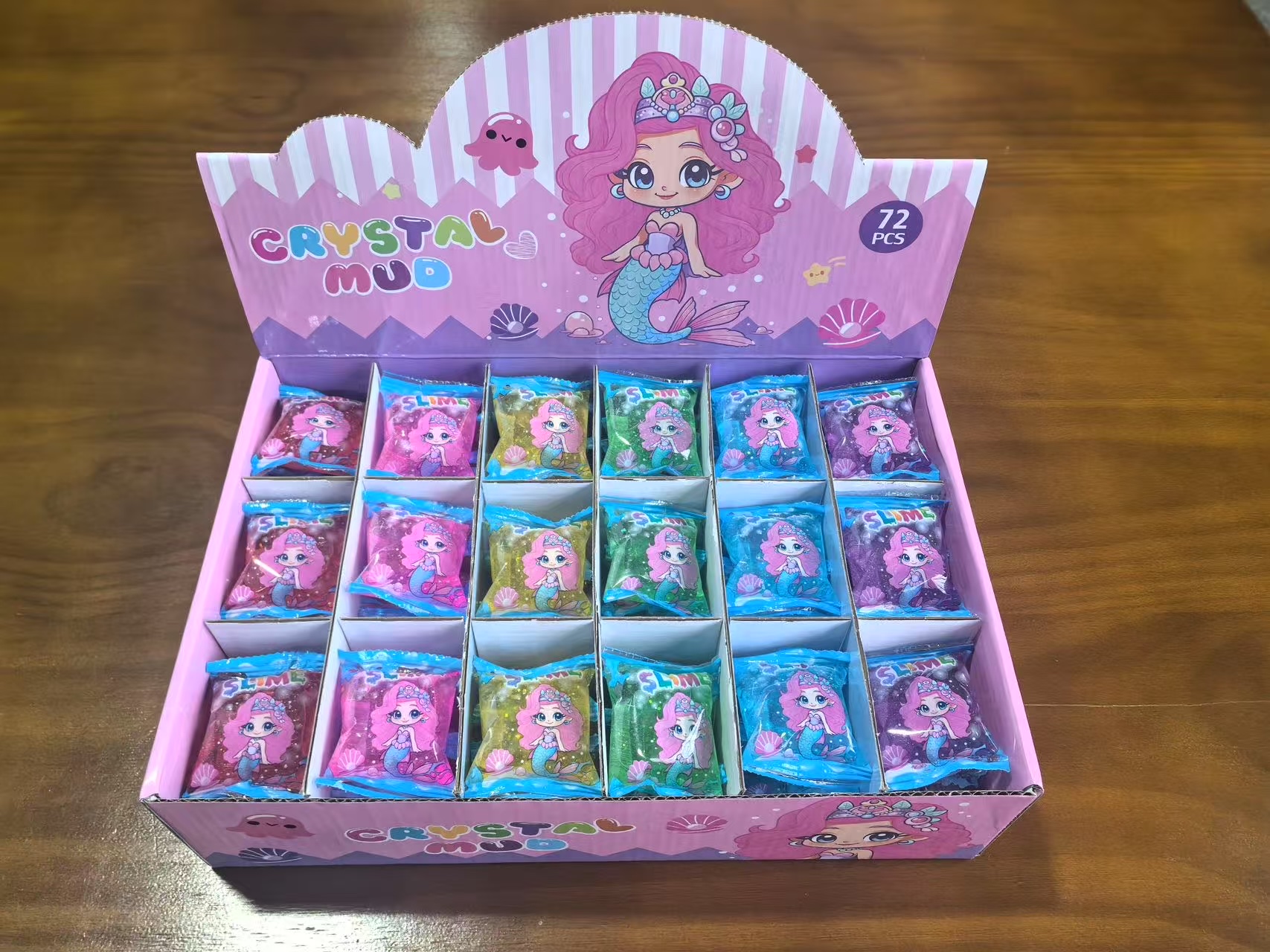 厂家直供糖果包装散装透明粘液史莱姆粘液果冻泥戳戳泥透明泥星空泥泰透软泥儿童玩具详情图9