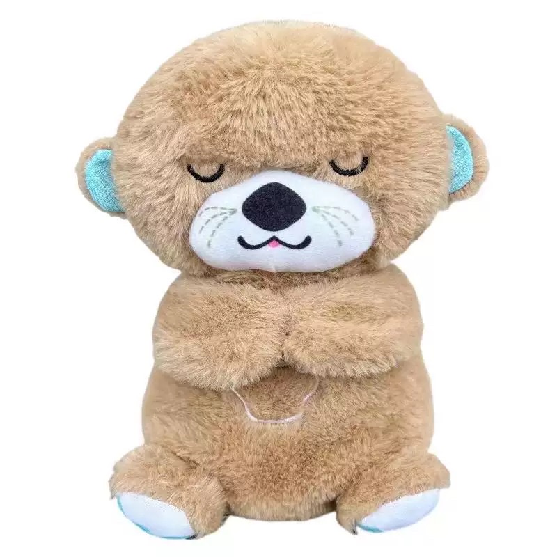 Breathing Bear plush toys, new cross-border products, glowing music plush toys, little otter koala bear dolls, Kapipala electric toys, plush toys details Picture