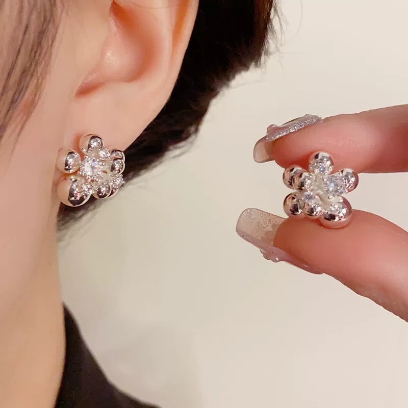 耳饰独特设计 钛钢耳钉玫瑰金耳钉 韩版时尚饰品 耳环个性潮流耐腐蚀不过敏细节图