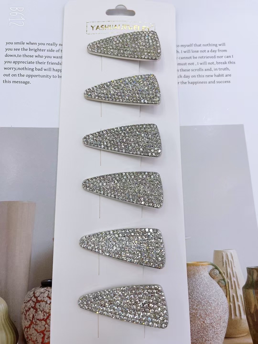 儿童专用针织发卡 星星夹装饰 假发元素设计 时尚可爱发饰 美发小工具
