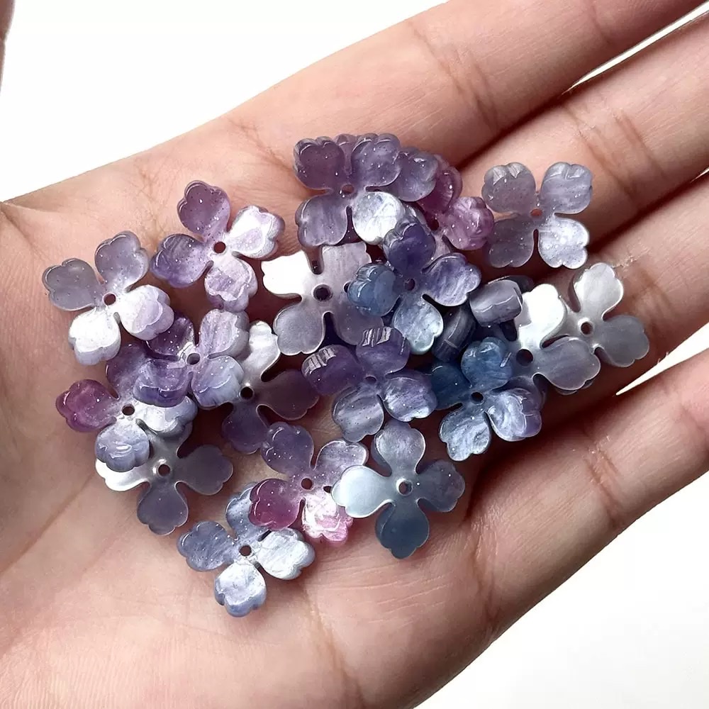 In 2025, new e-commerce best-selling items, ancient-style diy handcrafted jewelry accessories, small flower accessories, acetate lace, hydranthus, acetate acrylic sheet, ancient-style hairpins, diy jewelry accessories, direct from Yiwu manufacturer detail image 4