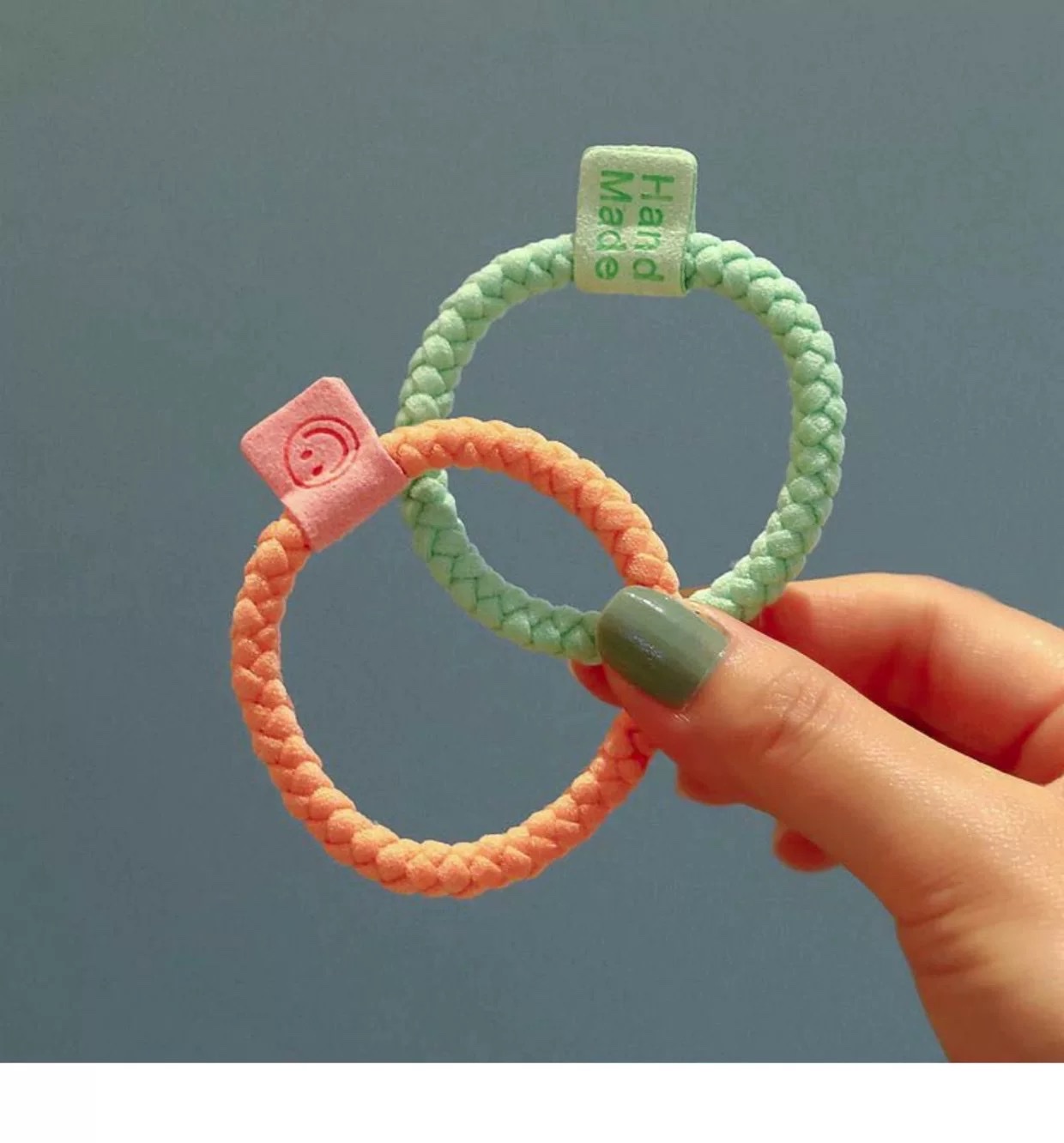 The new 2025 teddy bear plush bun head, small intestine hair band, rubber band, women's hair tie, high-elasticity and durable hair tie and hair accessory detail image 5