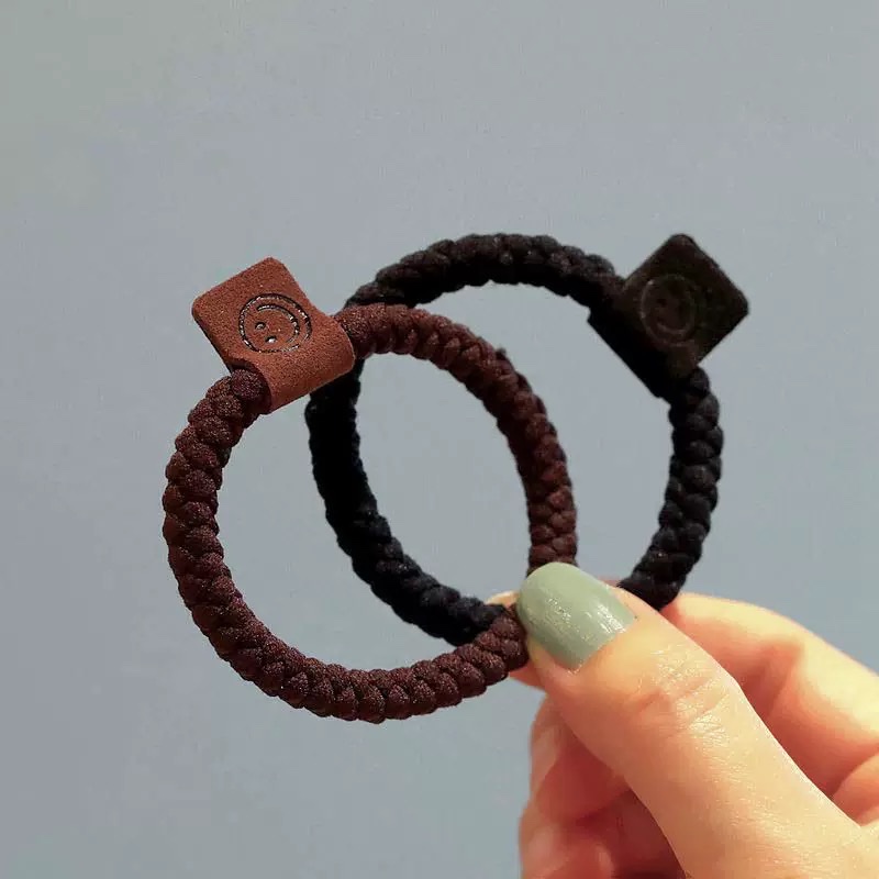The new 2025 teddy bear plush bun head, small intestine hair band, rubber band, women's hair tie, high-elasticity and durable hair tie and hair accessory detail image 2