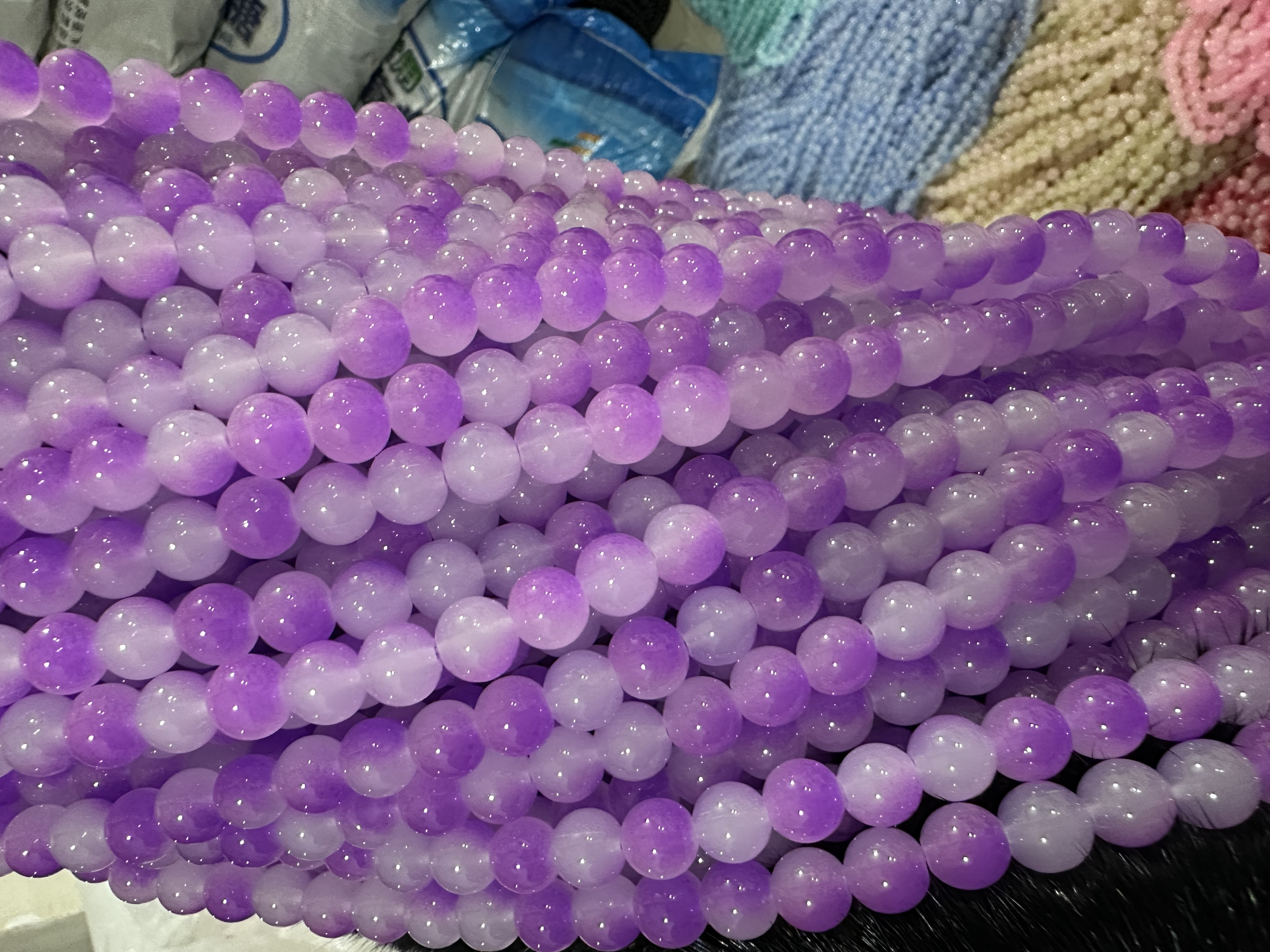 琉璃串珠散珠 珠子手工DIY材料包 米珠首饰配件 手串手链项链原料珠子串珠散珠珠子散珠米珠详情图5