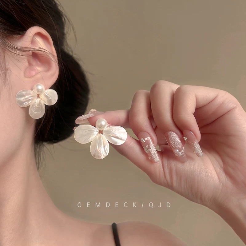 手工活必备 文玩饰品男款钛钢耳钉 手工材料包 串珠C圈耳环 创意DIY耳饰打造