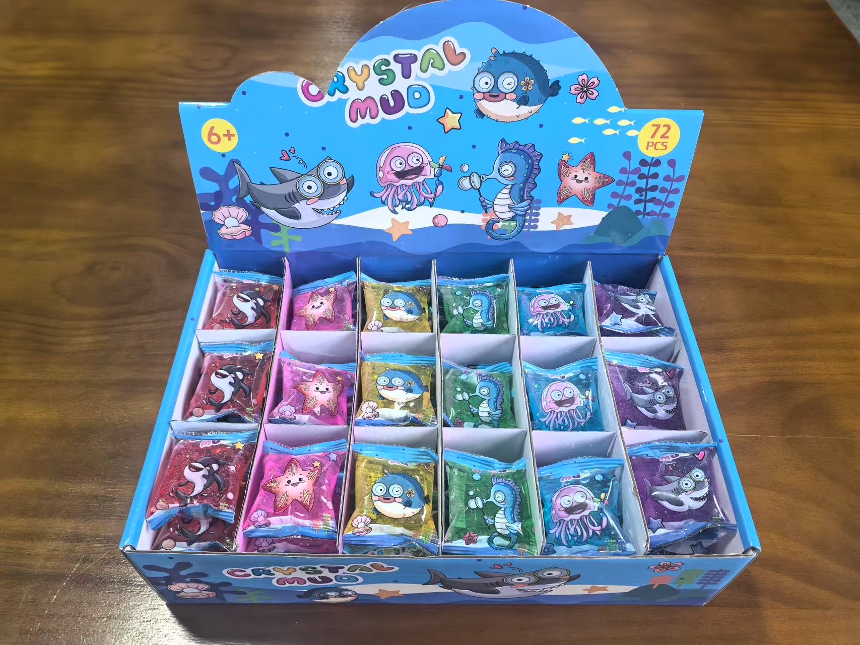 厂家直供糖果包装散装透明粘液史莱姆粘液果冻泥戳戳泥透明泥星空泥泰透软泥儿童玩具详情图5