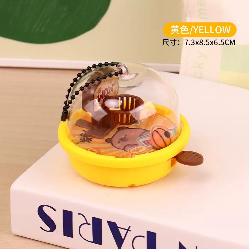 创意迷你手指弹射篮球机钥匙扣挂件儿童投篮机玩具挂饰小礼品儿童趣味博弈玩具详情图8