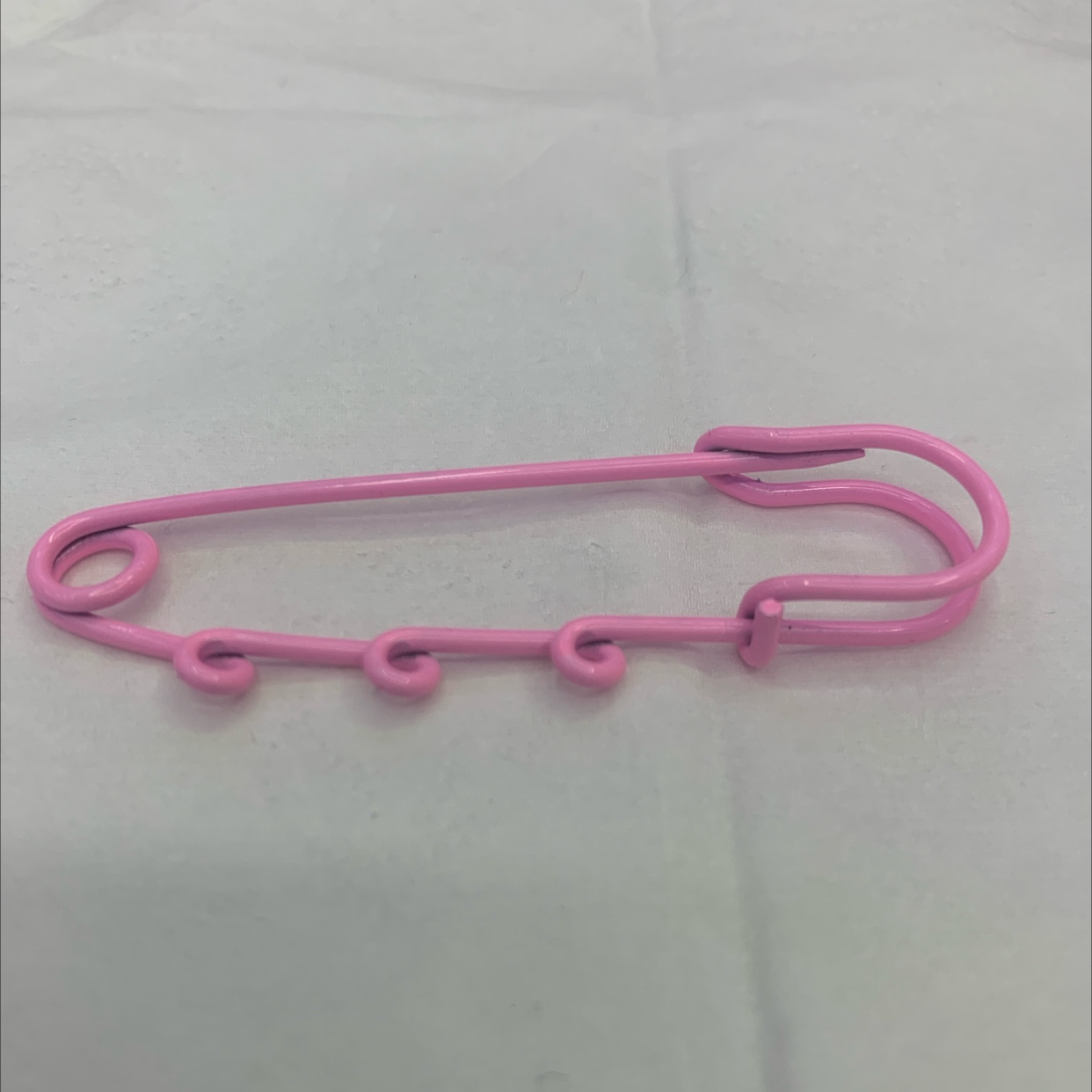 Color brooch 1.5X60mm three-ring brooch with a loop, circular brooch clasp Specification image