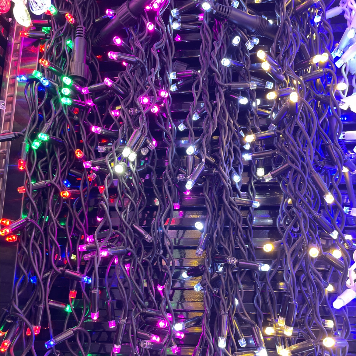 室外LED灯串实物图