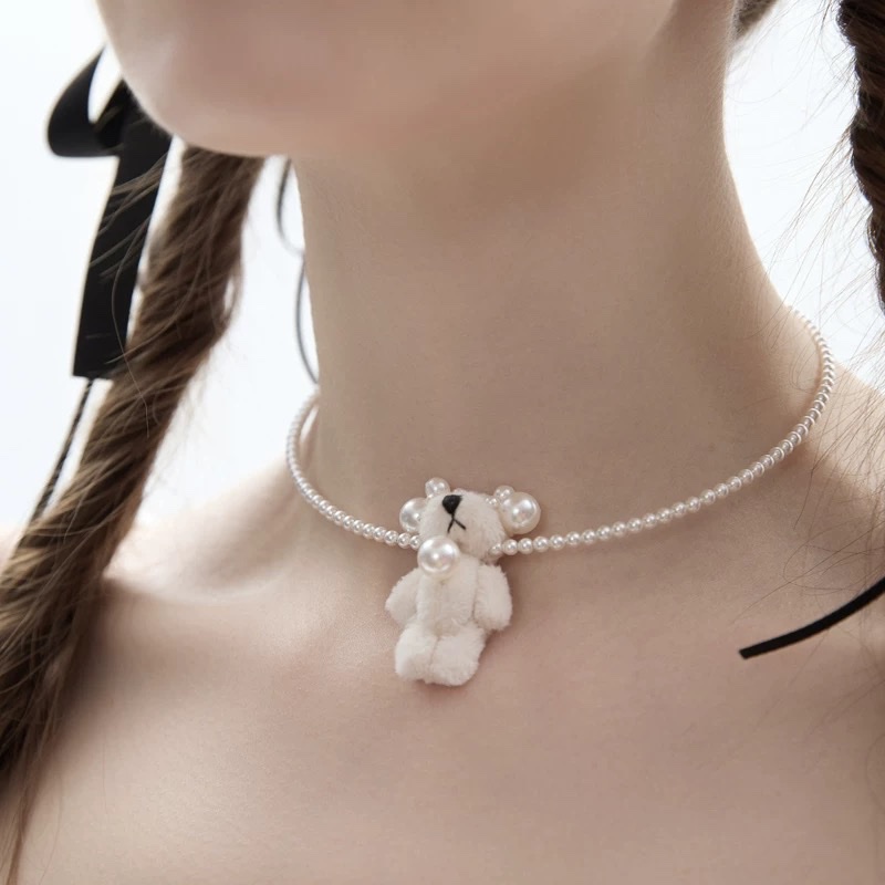 Pearl toy plush little bear Specification image