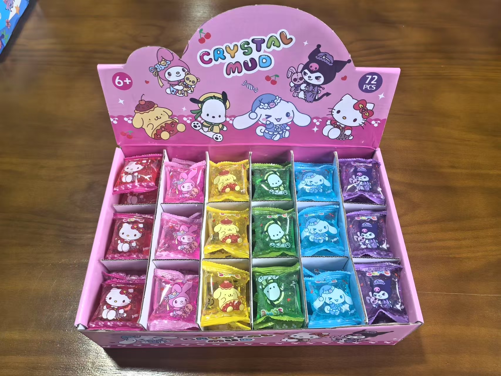 厂家直供糖果包装散装透明粘液史莱姆粘液果冻泥戳戳泥透明泥星空泥泰透软泥儿童玩具详情图7