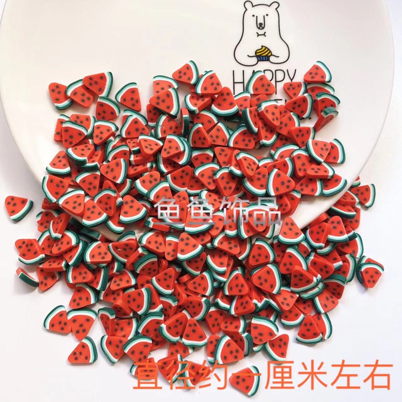 Special offer: Instant soft clay fruit slice patches, diy accessories, handcrafted materials, nail art drip glue, small decorative fillers, diy children's eco-friendly single color matching detail image 3