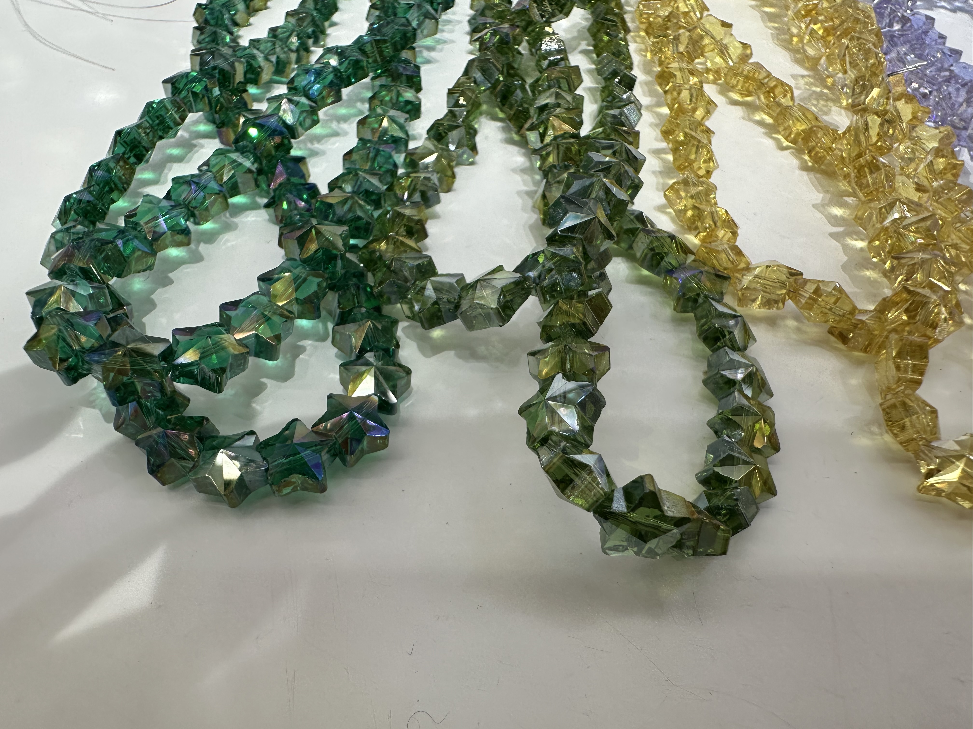 DIY 饰品配件玻璃珠水晶 8mm星星star 手工手链项链多彩详情图2