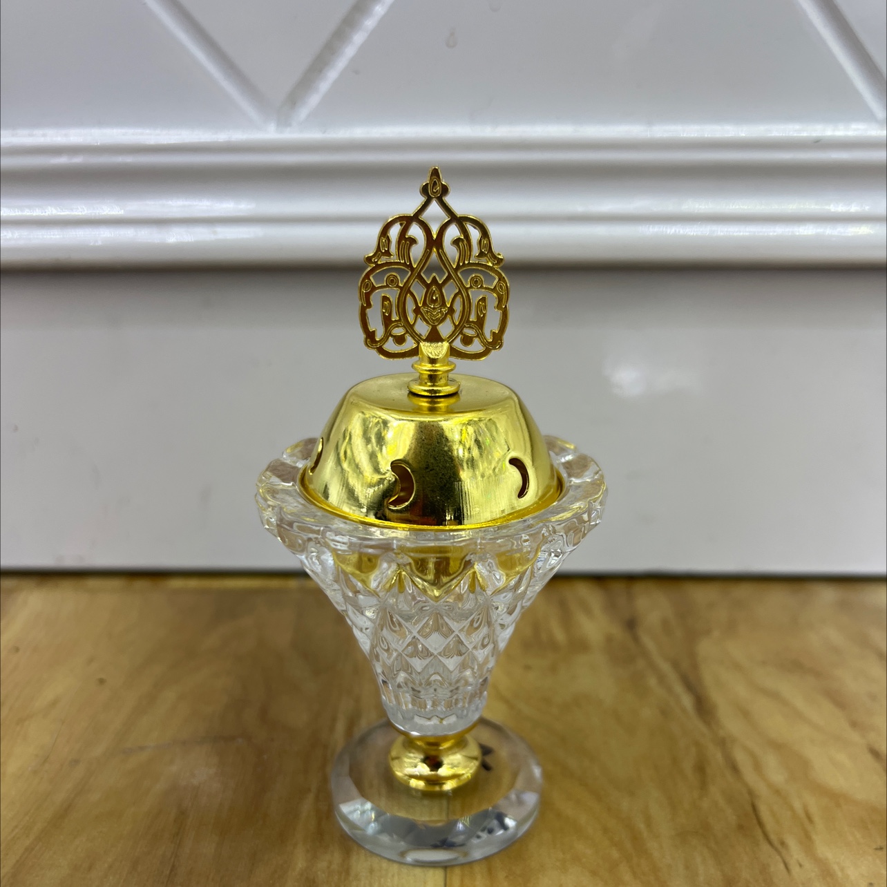 纯银烛台 玻璃蜡烛烛台 水晶烛台 精致工艺 耐用实用 艺术装饰品 烛台新款香熏炉