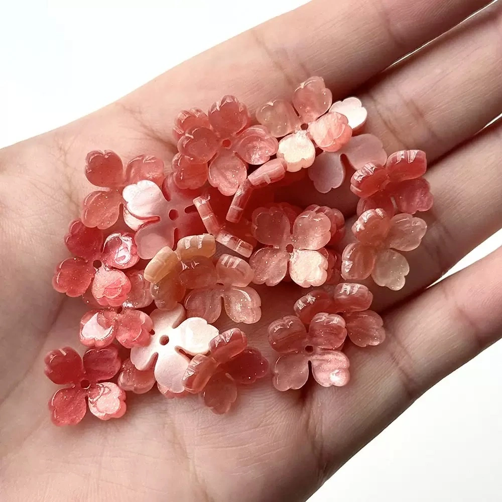 In 2025, new e-commerce best-selling items, ancient-style diy handcrafted jewelry accessories, small flower accessories, acetate lace, hydranthus, acetate acrylic sheet, ancient-style hairpins, diy jewelry accessories, direct from Yiwu manufacturer detail image 5