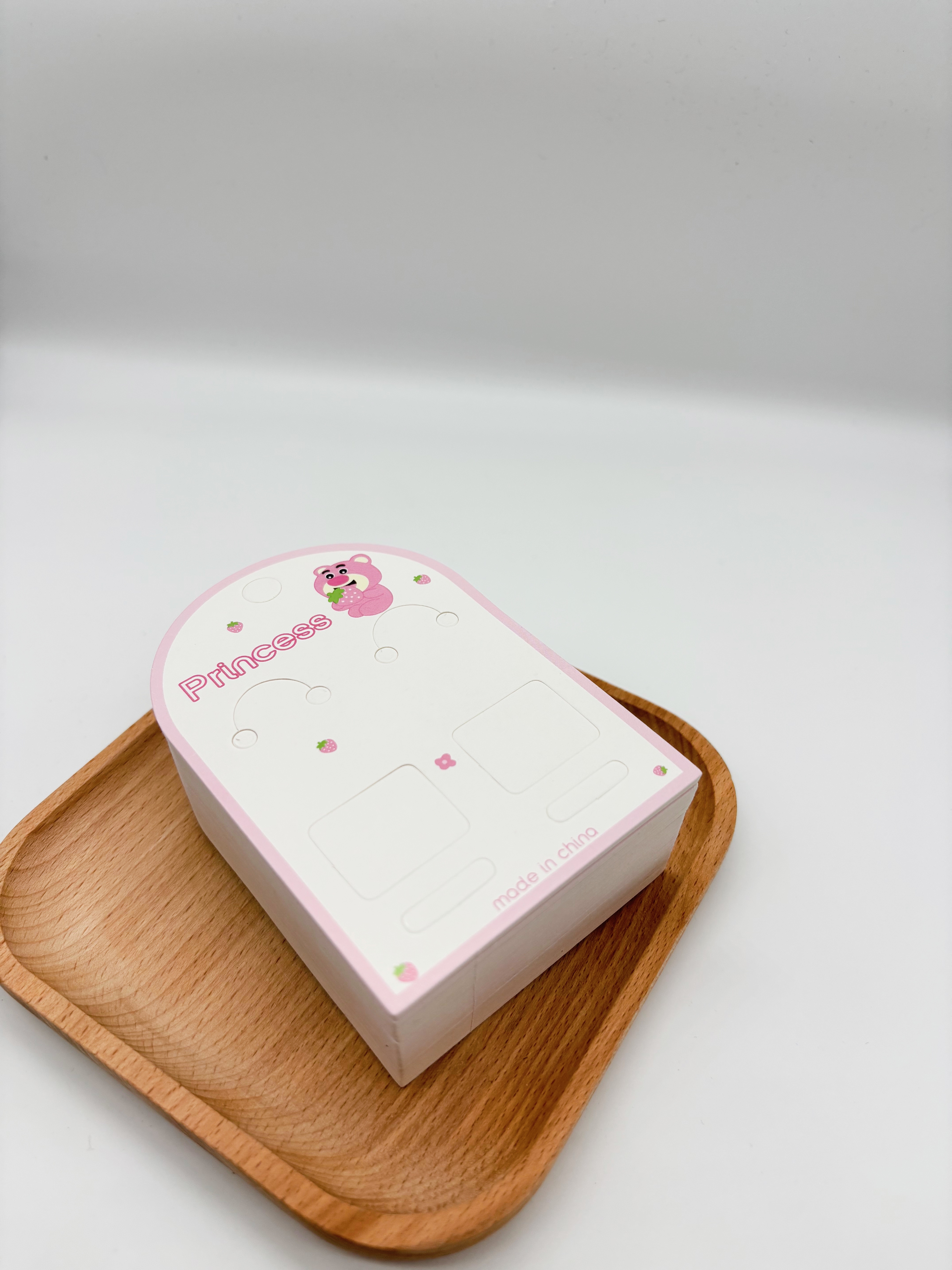 6.7*10草莓熊抓夹发夹发饰卡纸儿童发圈发绳卡片细节图