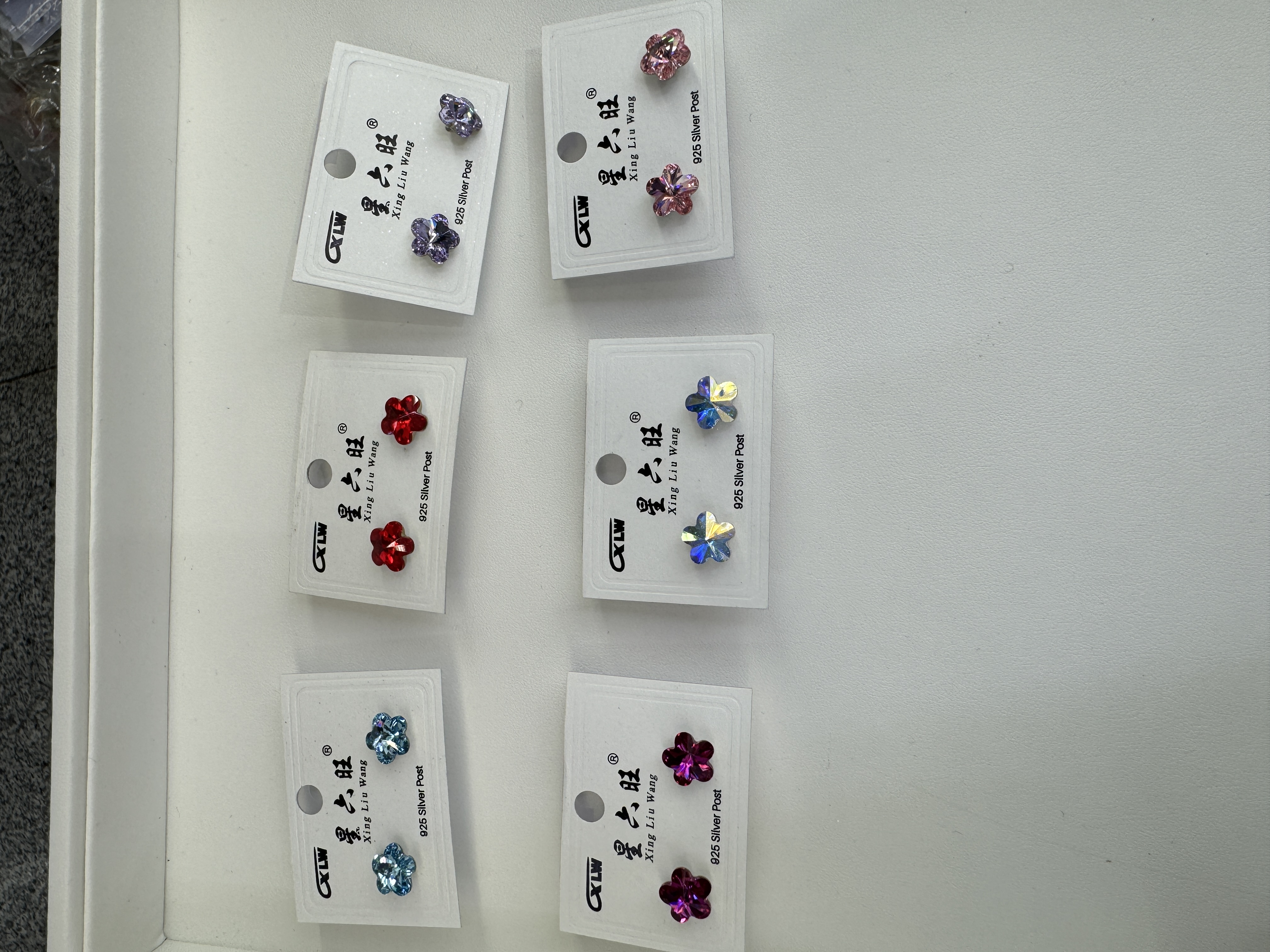 新品施华洛水晶耳钉花花耳钉，仙女耳饰，简约百搭，时尚潮流