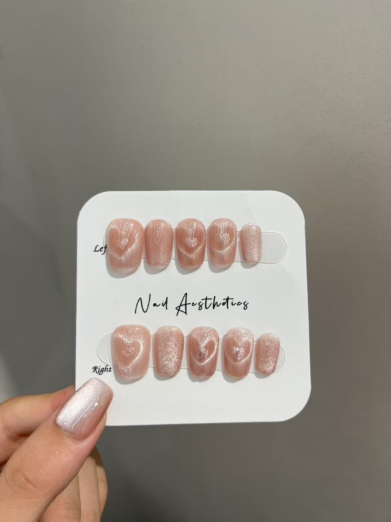 Pure handcrafted wearable nail art set, nail plate fake nail set, wearable nail plate fashionable style, wearable nail patch, new nail art nail decoration, wearable nail art