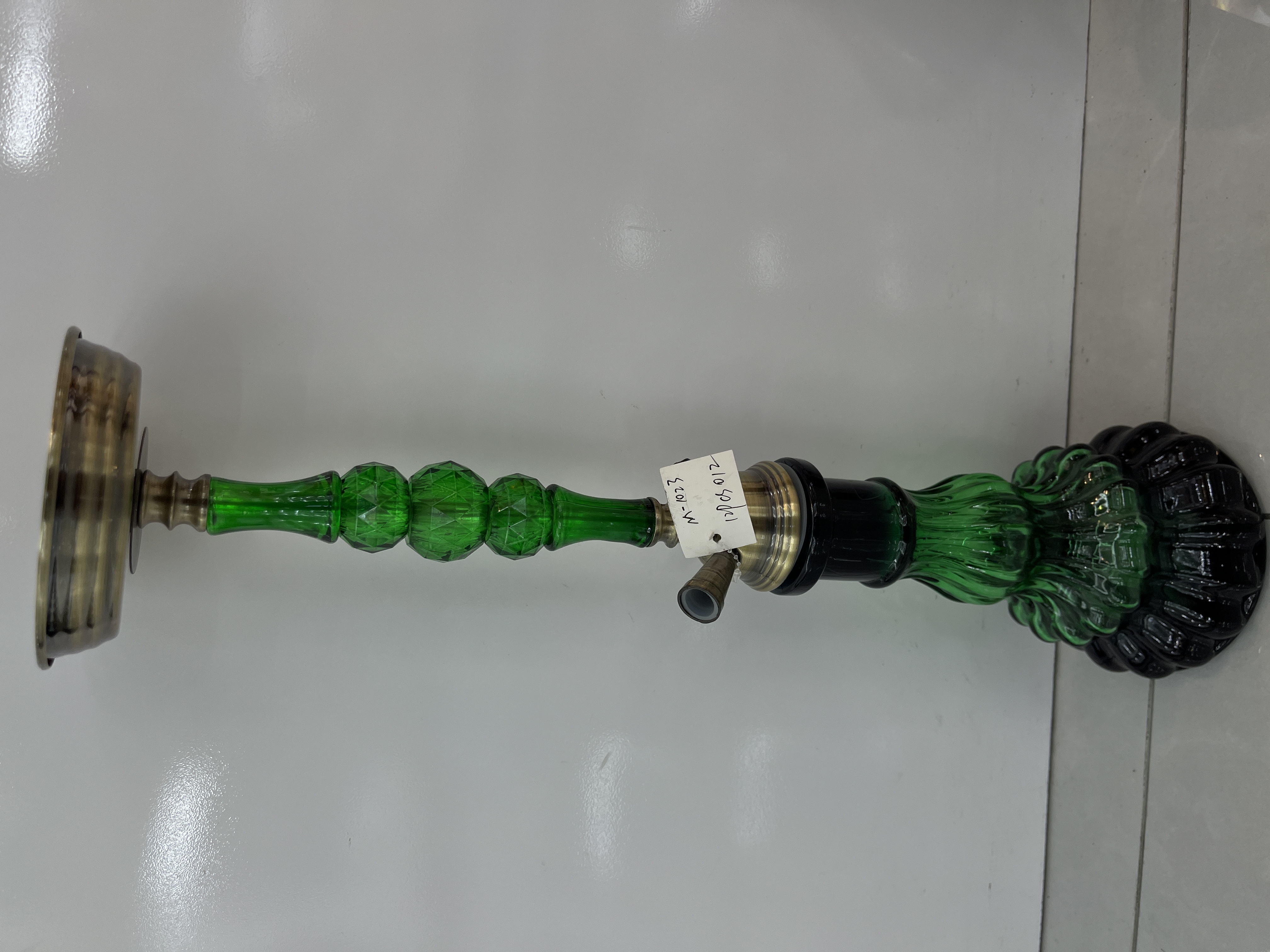 高级玻璃水烟壶便携式手工艺品烟具套装 礼品盒包装详情图1