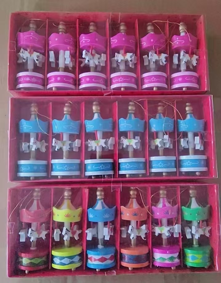 小凉亭马木质工艺品摆件产品图