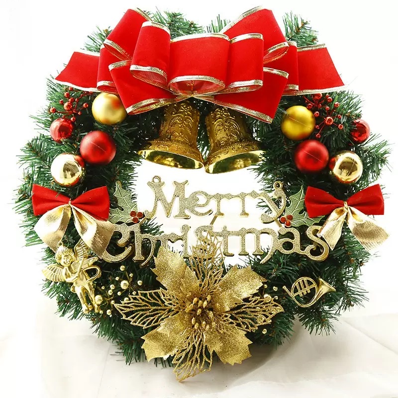 Christmas wreaths, festival decorations, door hangers available in custom sizes of 30 cm, 40 cm, 50 cm, and 60 cm Specification image