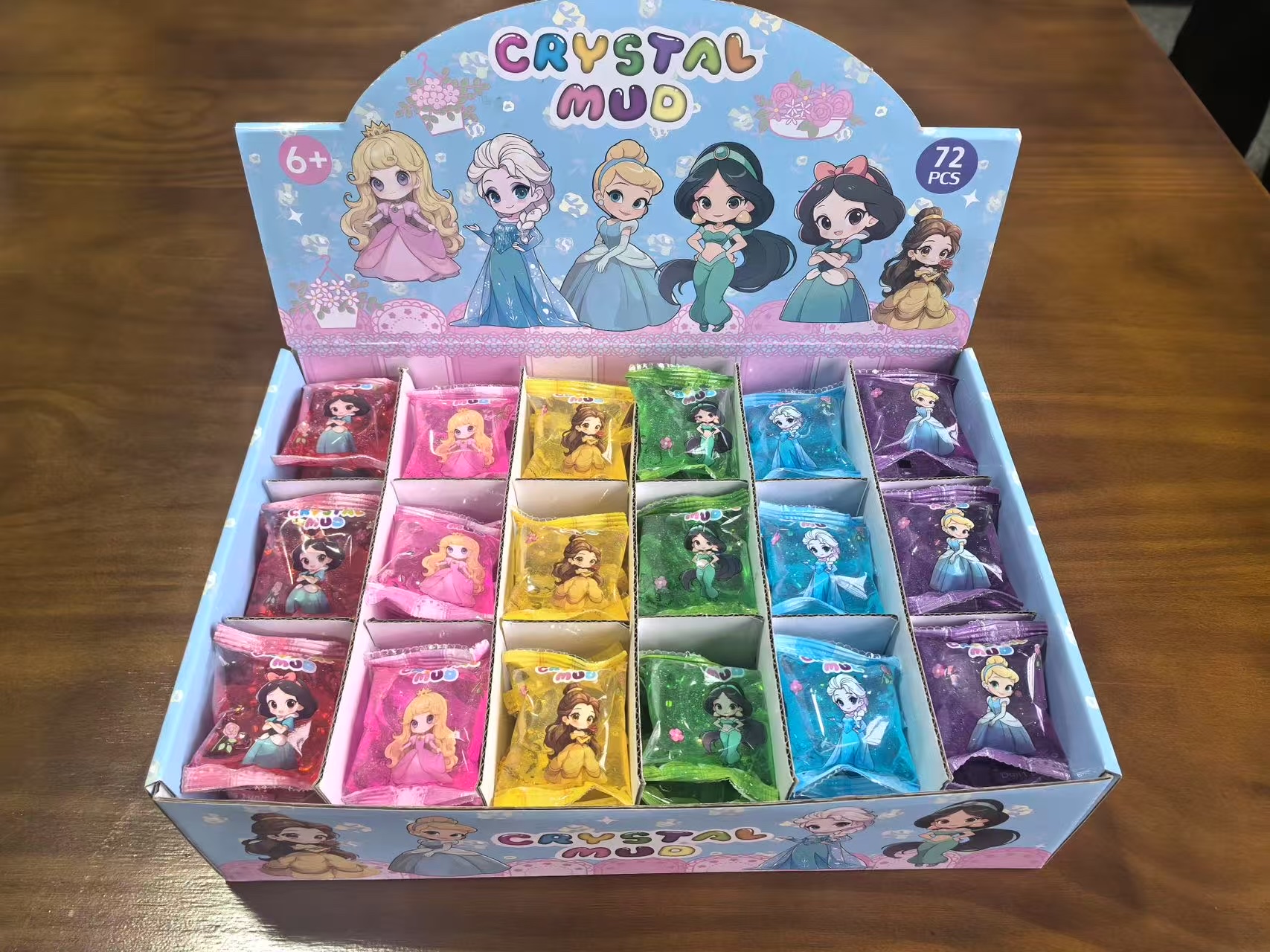 厂家直供糖果包装散装透明粘液史莱姆粘液果冻泥戳戳泥透明泥星空泥泰透软泥儿童玩具详情图6