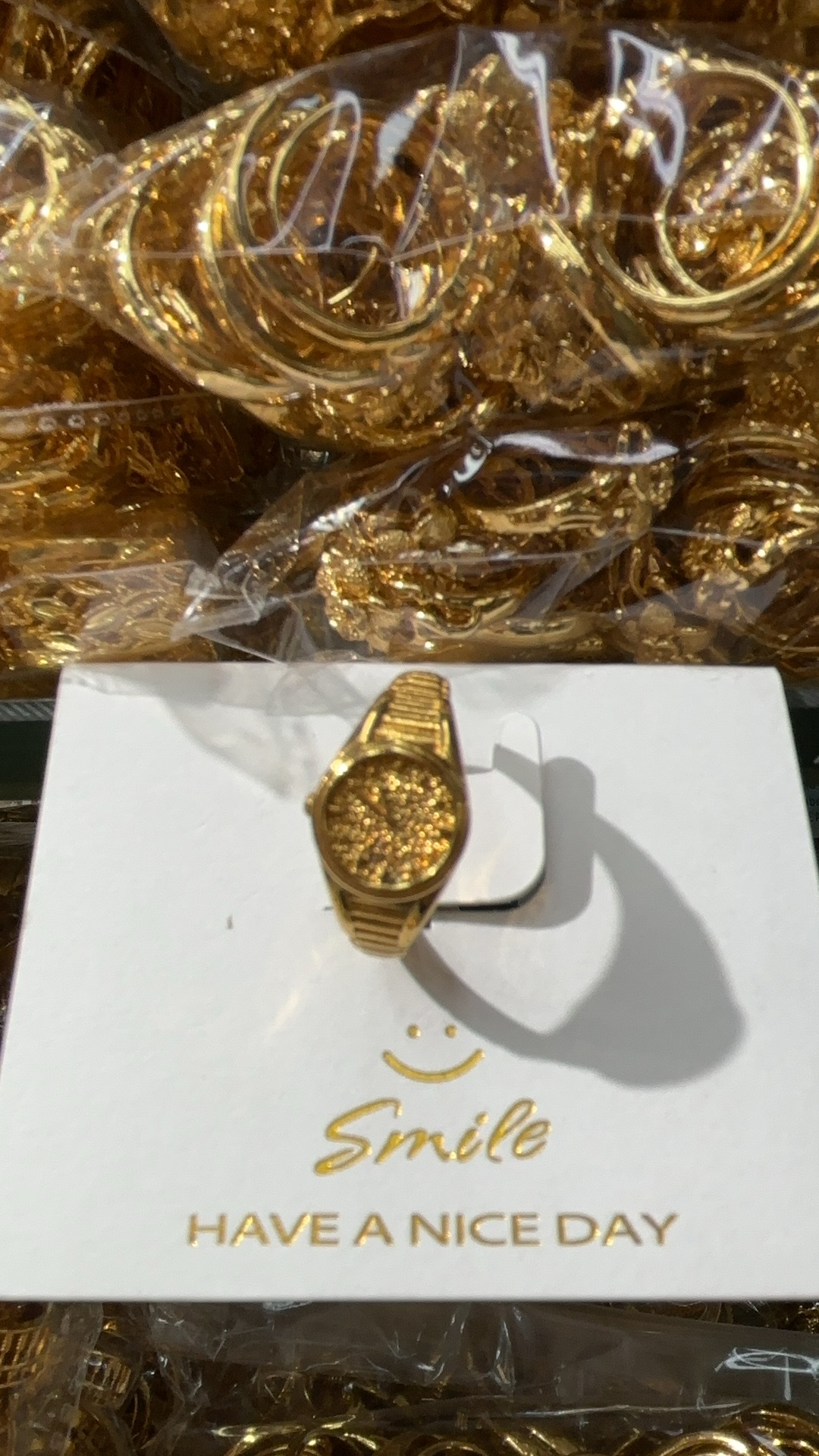 电24k永不褪色的精致时尚女士戒指 高级感满满