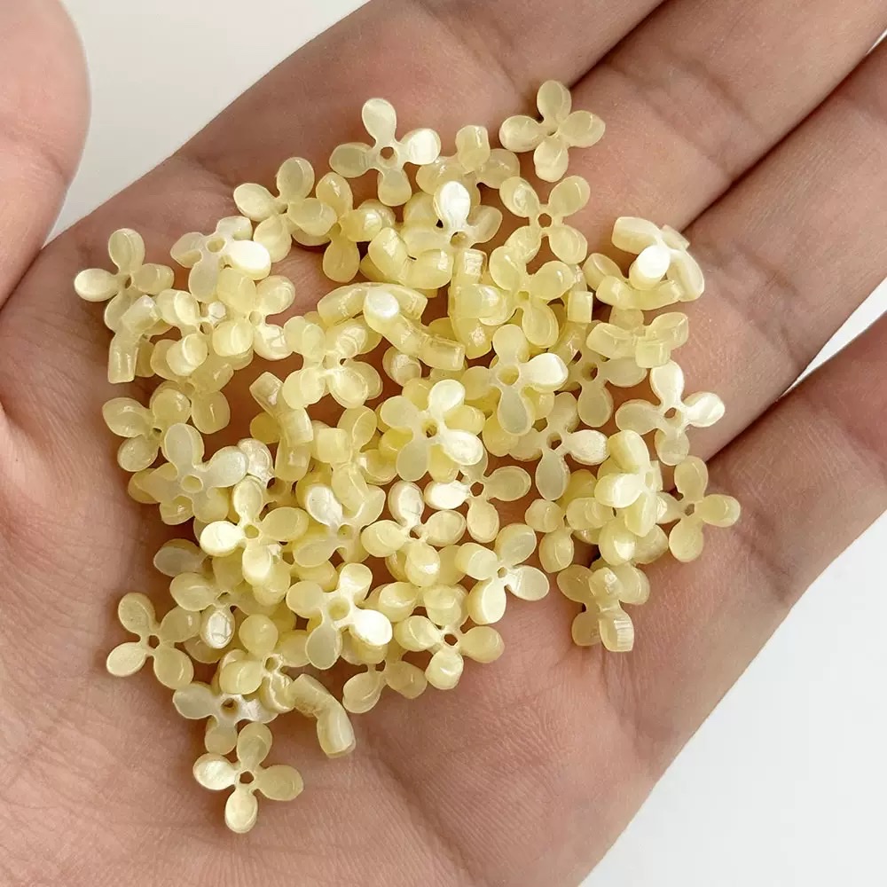 Exclusive for foreign trade, DIY ancient-style headwear, diy mini earrings, multi-color acetic acid imitation shell, osmanthus gradient new color ancient-style handcrafted accessories, direct sales from Yiwu factory, self-produced Specification image