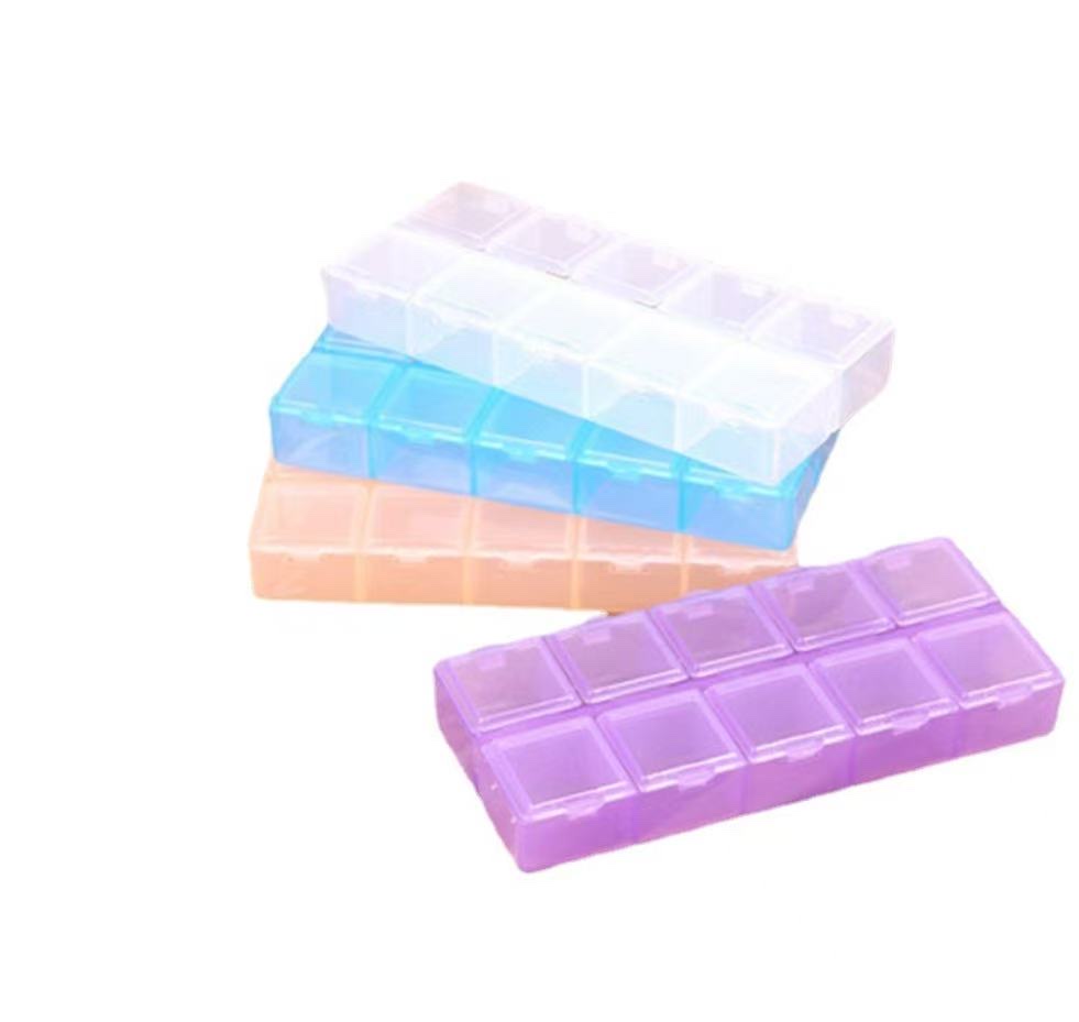 Bead storage, small medicine box, nail art box