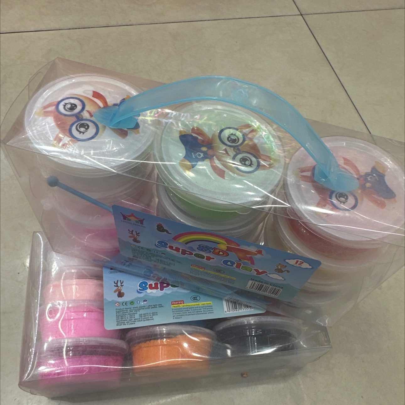 儿童玩具DIY手工制作超轻粘土 益智类玩具 开发小孩的动手能力 能拉 能捏超轻粘土细节图