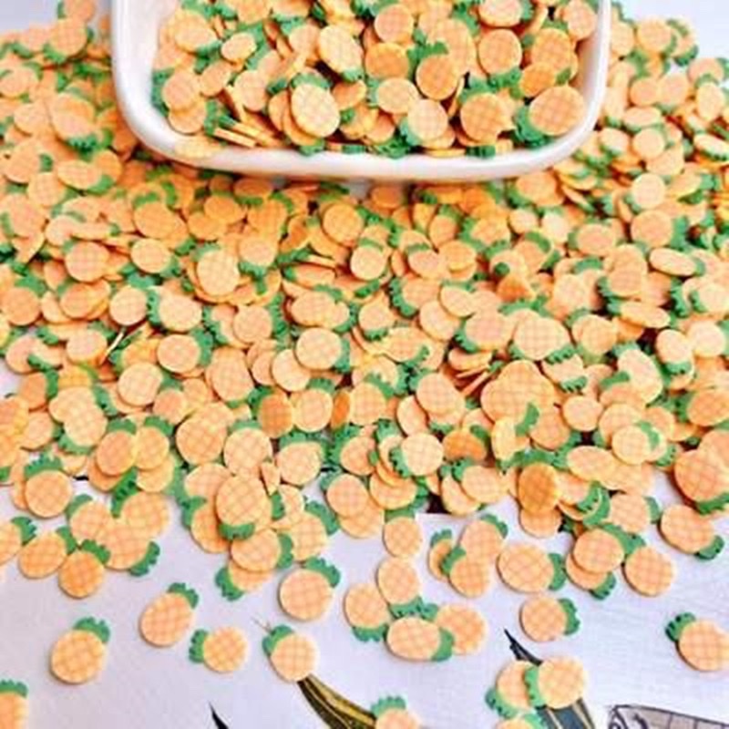 Special offer: Instant soft clay fruit slice patches, diy accessories, handcrafted materials, nail art drip glue, small decorative fillers, diy children's eco-friendly single color matching detail image 8