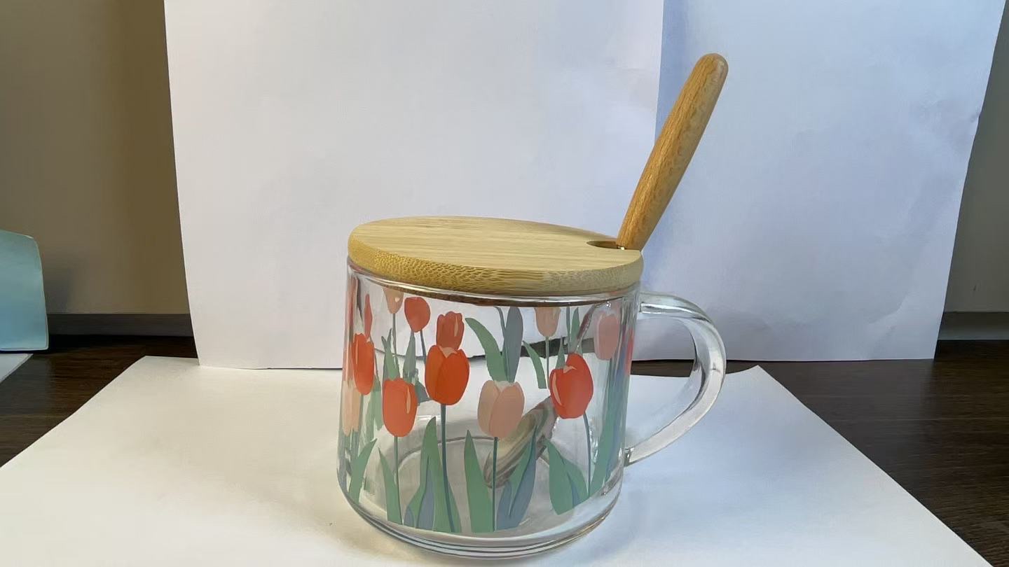 玻璃马克杯  玻璃饮料杯 玻璃咖啡杯  手工玻璃制品   玻璃工艺品小玻璃瓶 玻璃工艺品茶杯 玻璃礼品详情图2