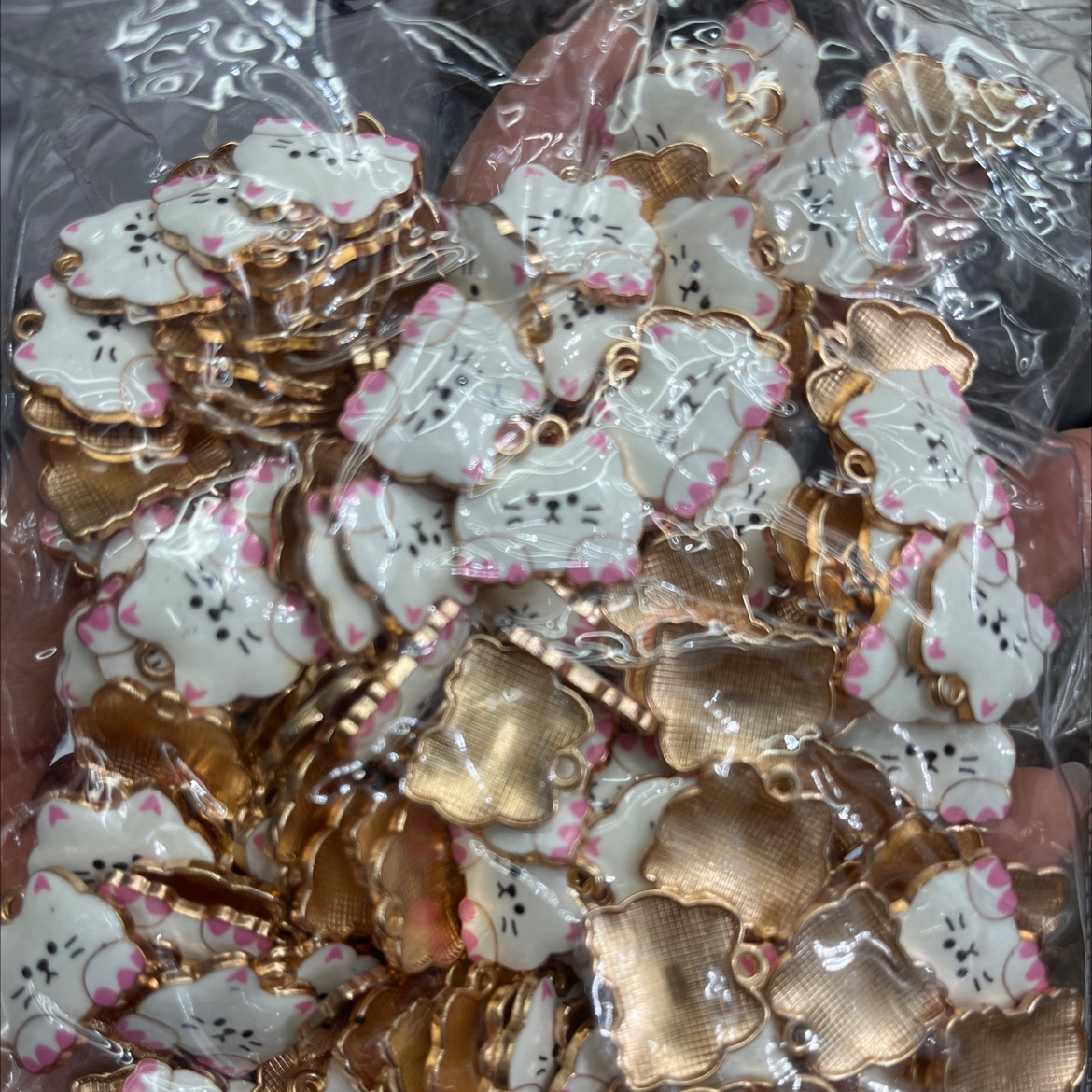 韩系手帐素材DIY装饰 圆盘胸针扣 布标标识 玉线编织绳 手工艺品制作必备工具