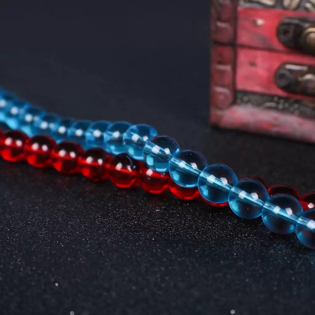 厂家直供 玻璃珠散珠diy饰品配件彩色琉璃珠4-14mm15色现货批发产品图